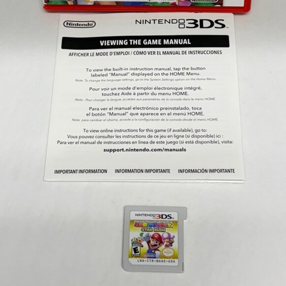 NINTENDO 3DS Mario Party Star Rush - Game, Instruction Booklet and Case - Picture 4 of 6
